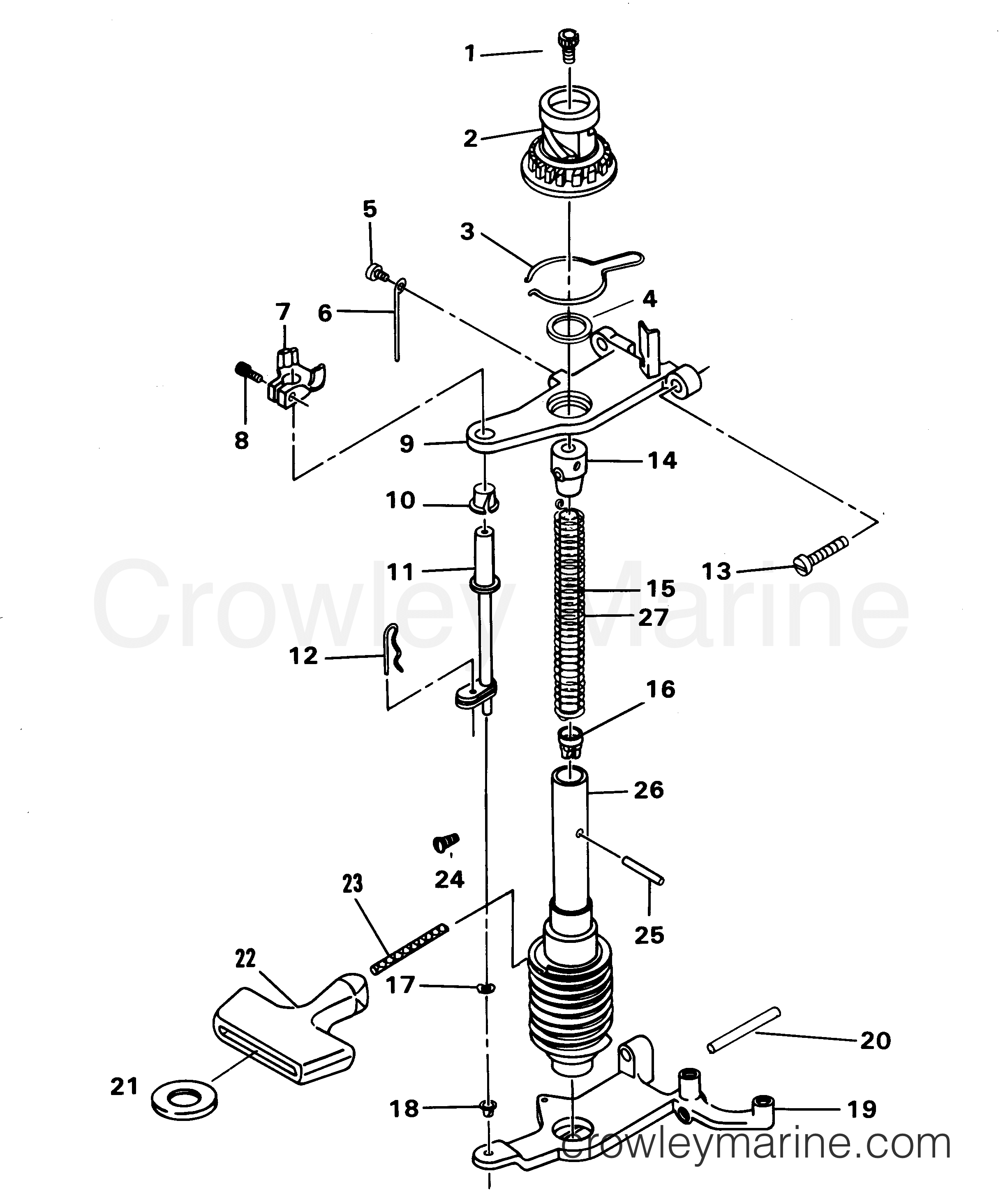 1982 Outboard 6 - 64B2H - STARTER