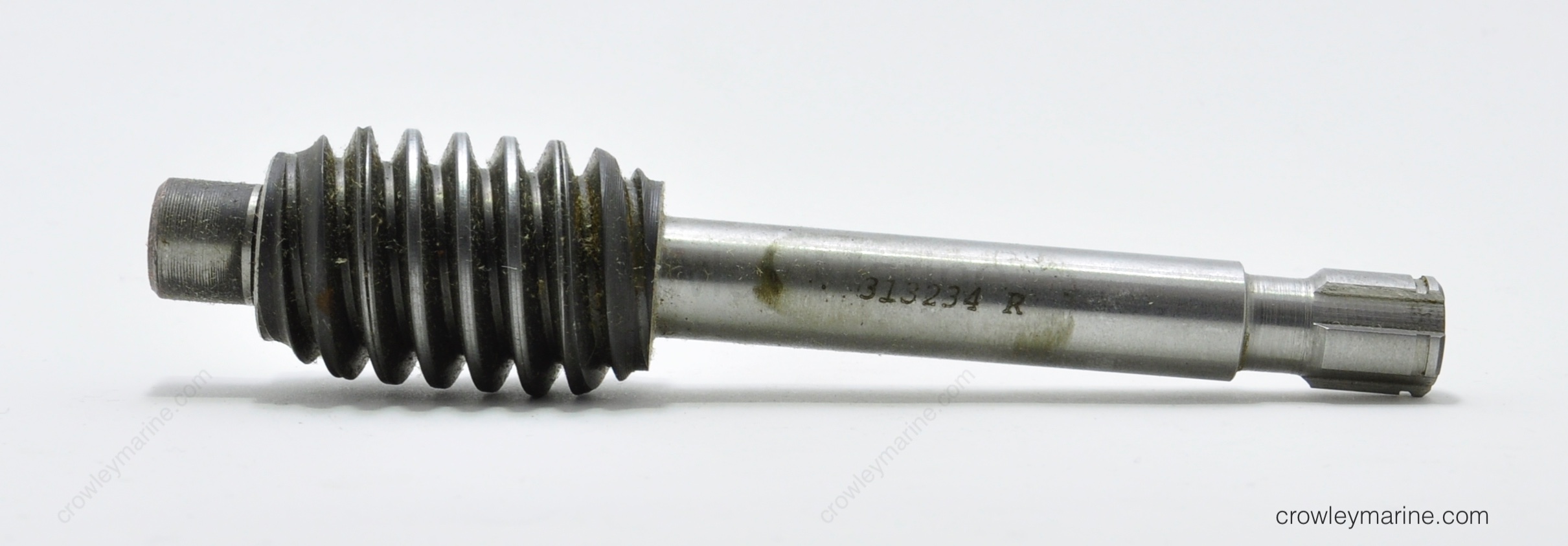 0313234 Steering Worm Gear Evinrude & Johnson, OMC Crowley Marine