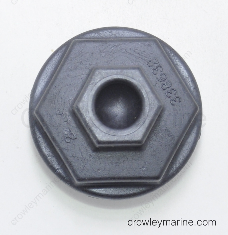 0338632 Thermostat Cover Evinrude & Johnson, OMC Crowley Marine