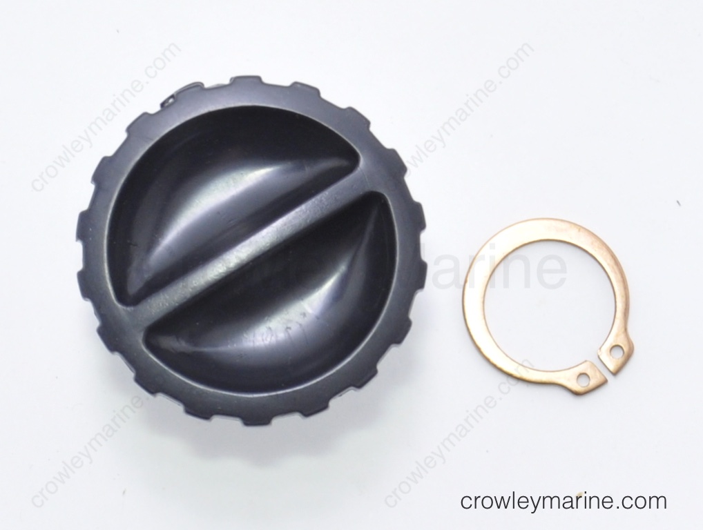 0387272 Idle adjustment Knob & Retaining Ring Assembly Evinrude & Johnson, OMC Crowley Marine
