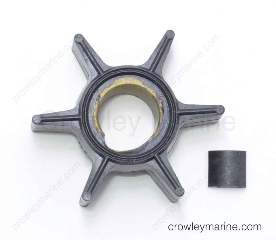 0395289 Impeller & Key Assembly Evinrude & Johnson, OMC Crowley Marine