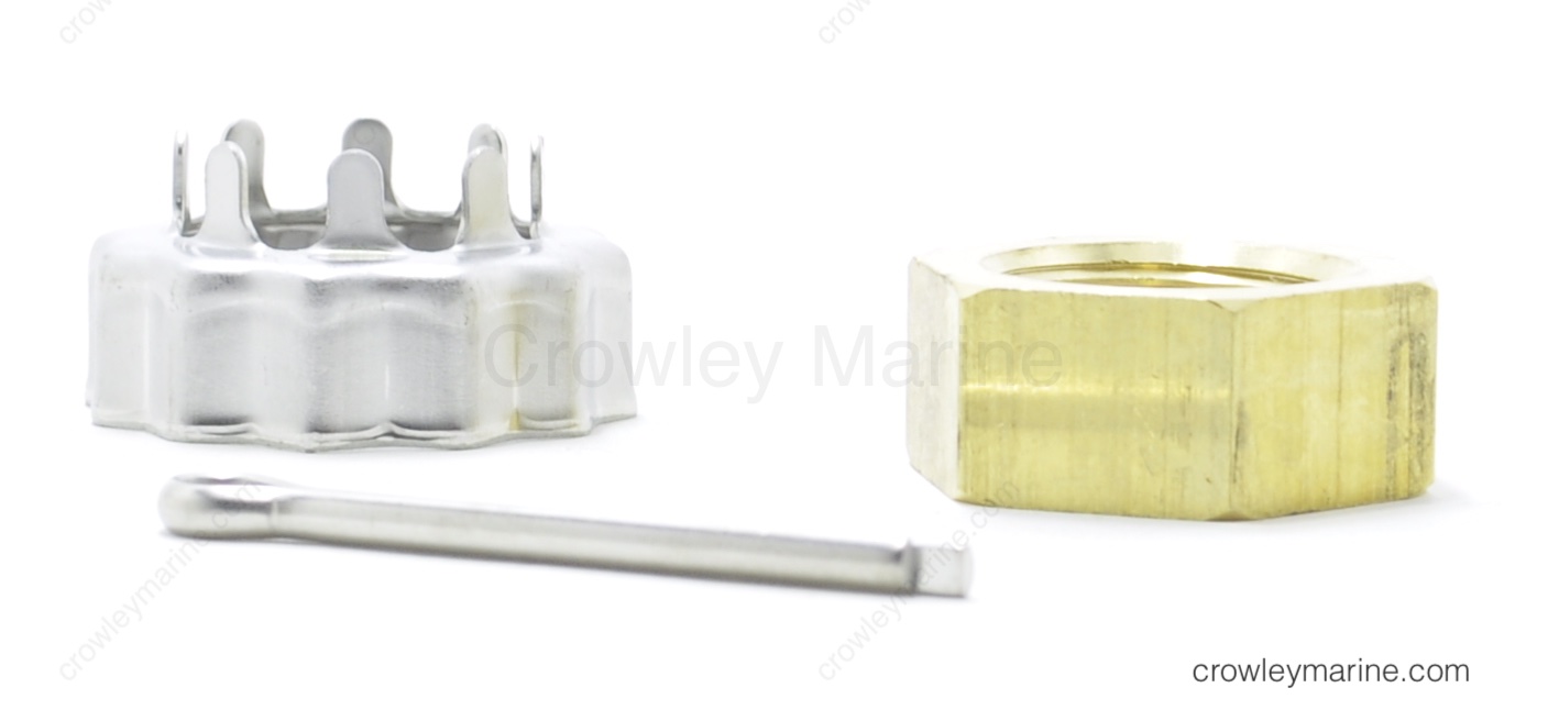 5008966 Propeller Nut & Keeper Evinrude & Johnson, OMC Crowley Marine