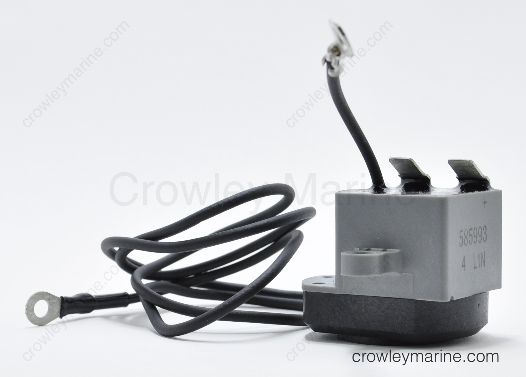 0585992 Warning Horn Assembly. Evinrude & Johnson, OMC Crowley Marine