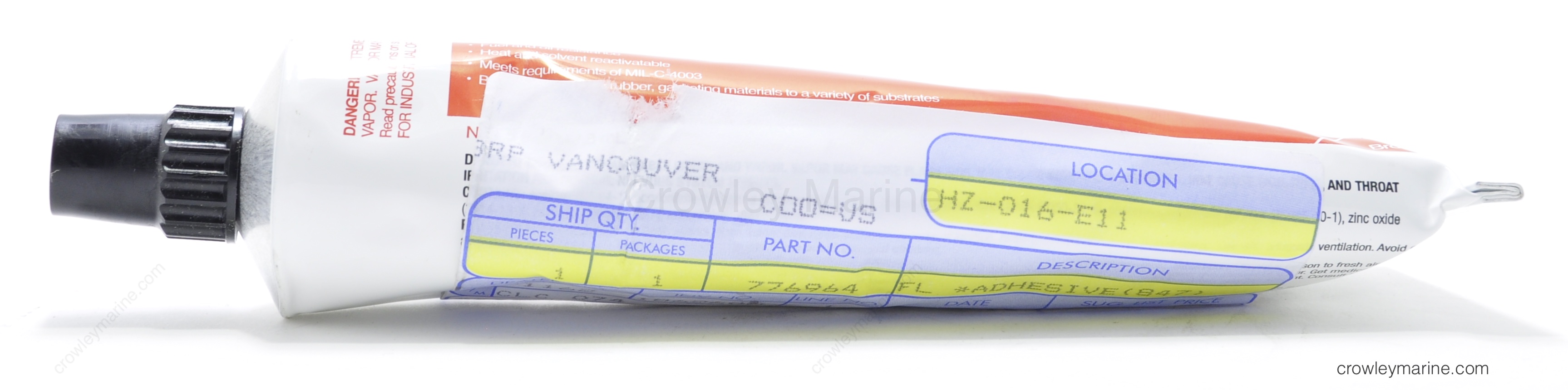 0776964 FL *ADHESIVE(847) Evinrude & Johnson, OMC Crowley Marine