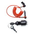 Ignition Switch with Key and Lanyard