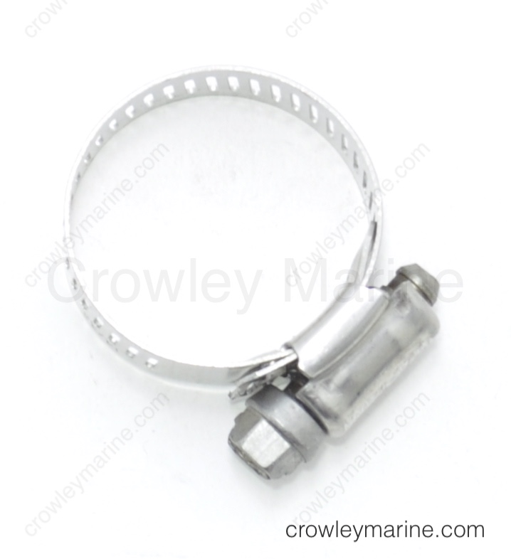 815504412 Water Hose Clamp Mercury Marine Crowley Marine