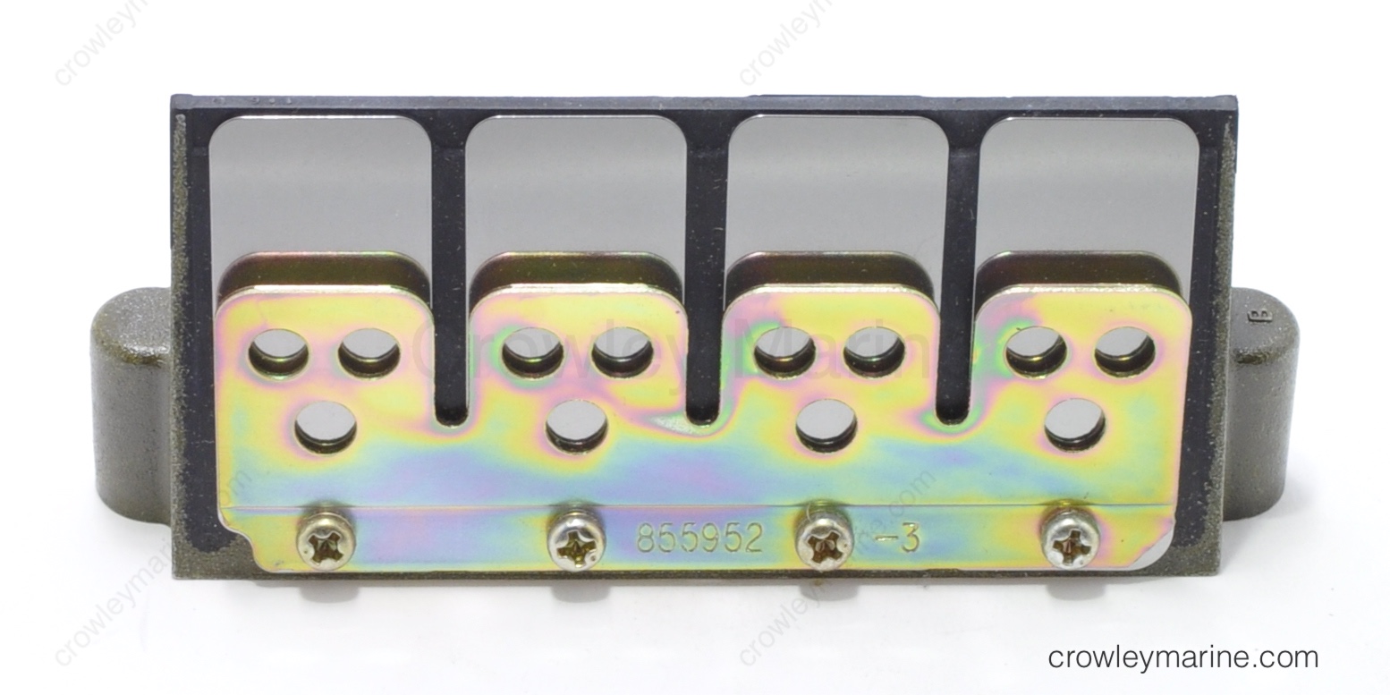 855952T3 Reed Block Assembly Mercury Marine Crowley Marine