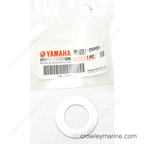 Rondelle Plaque Yamaha Marine 90201-32710 - Pièce Bateau D'origine Neuve, Pour Moteur K6B
