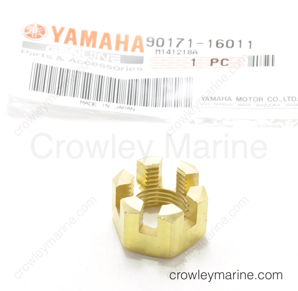 901711601100 Castle Nut Yamaha Motors Crowley Marine