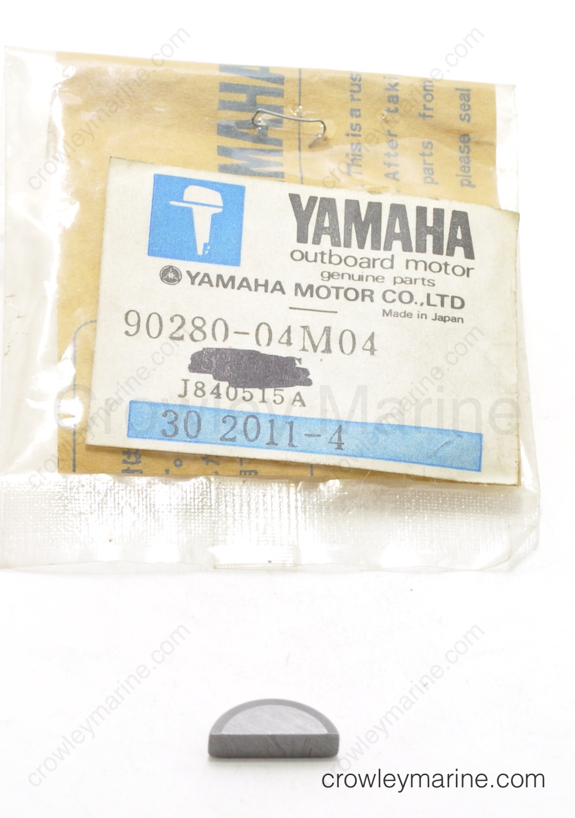 9028004M0400 Driveshaft Woodruff Key Yamaha Motors Crowley Marine