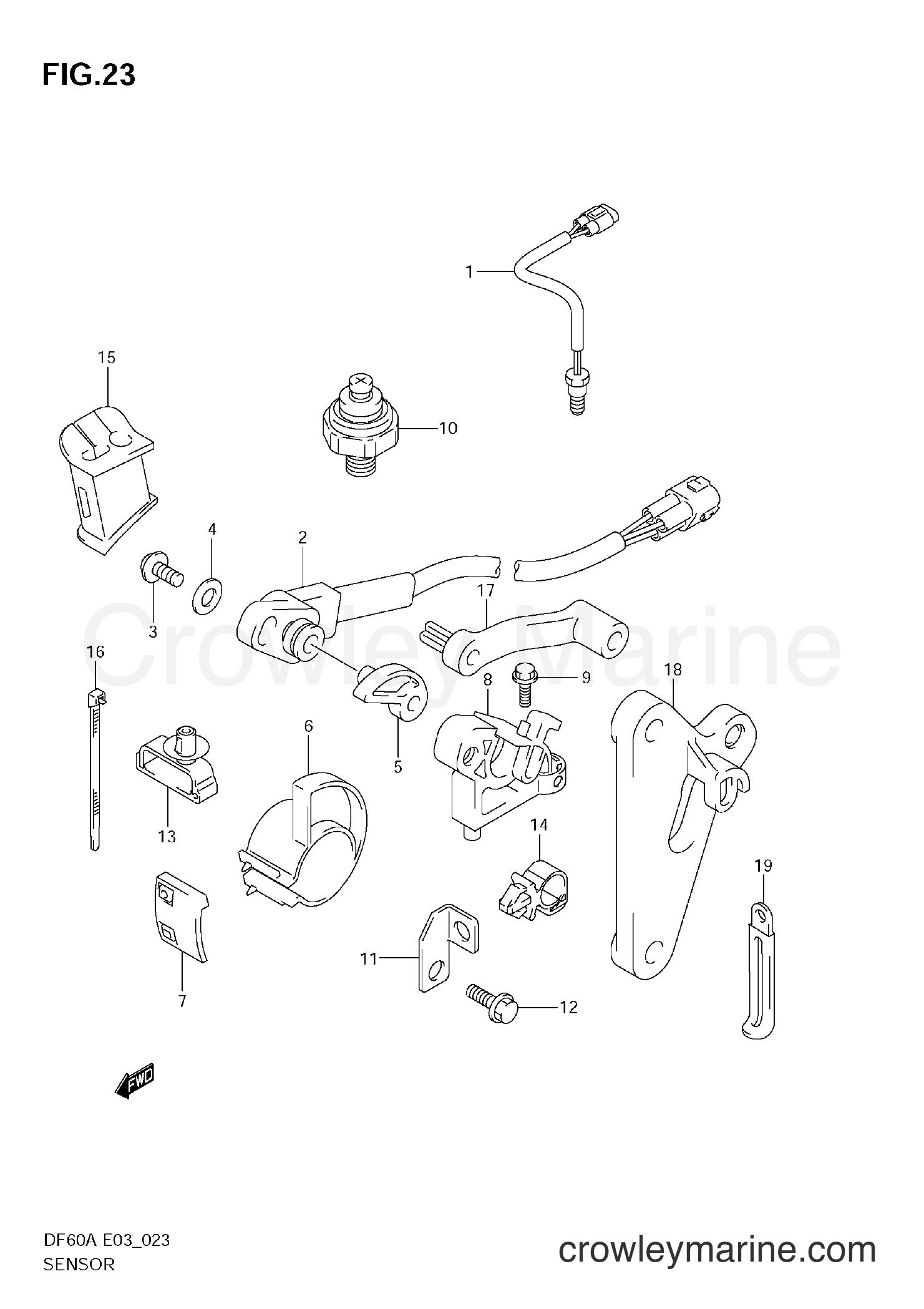 Suzuki Marine DF50A - SENSOR