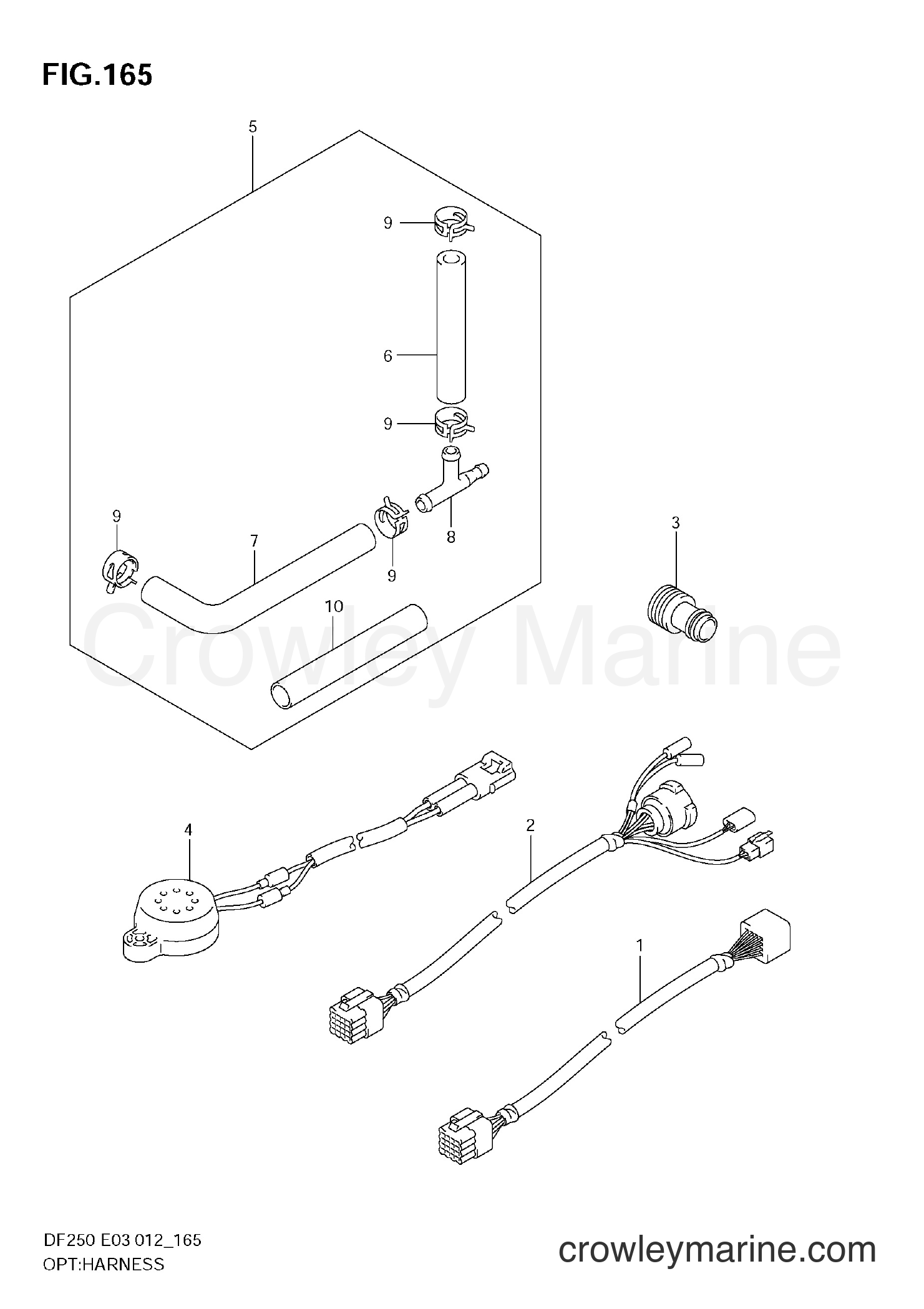 Suzuki Marine DF200 210001~ - OPT:HARNESS