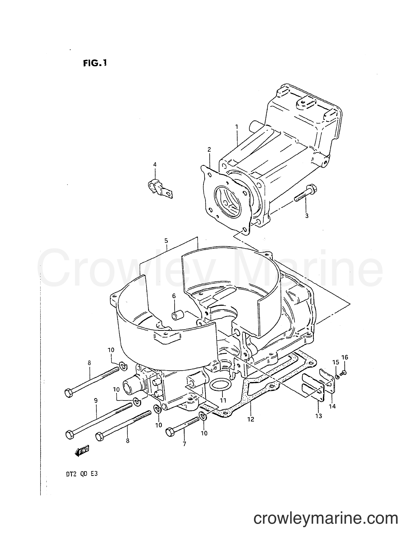 Suzuki Marine DT2 - CYLINDER