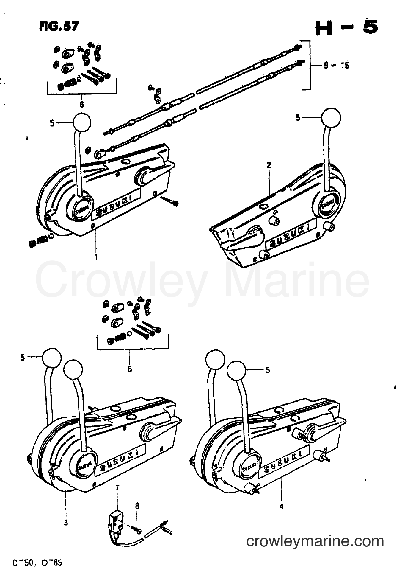 Suzuki Marine DT50T - REMOTE CONTROL (1)