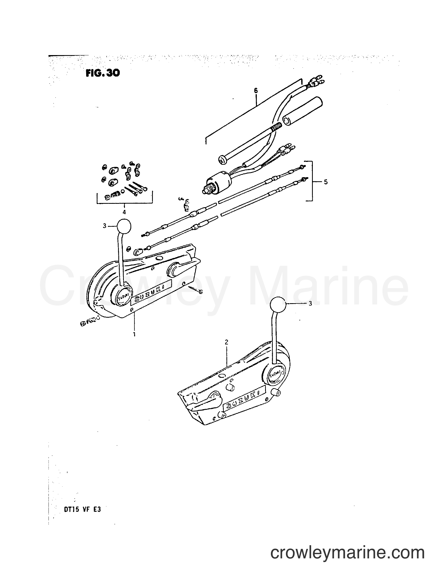 Suzuki Marine DT15 - OPTIONAL : REMOTE CONTROL (2)