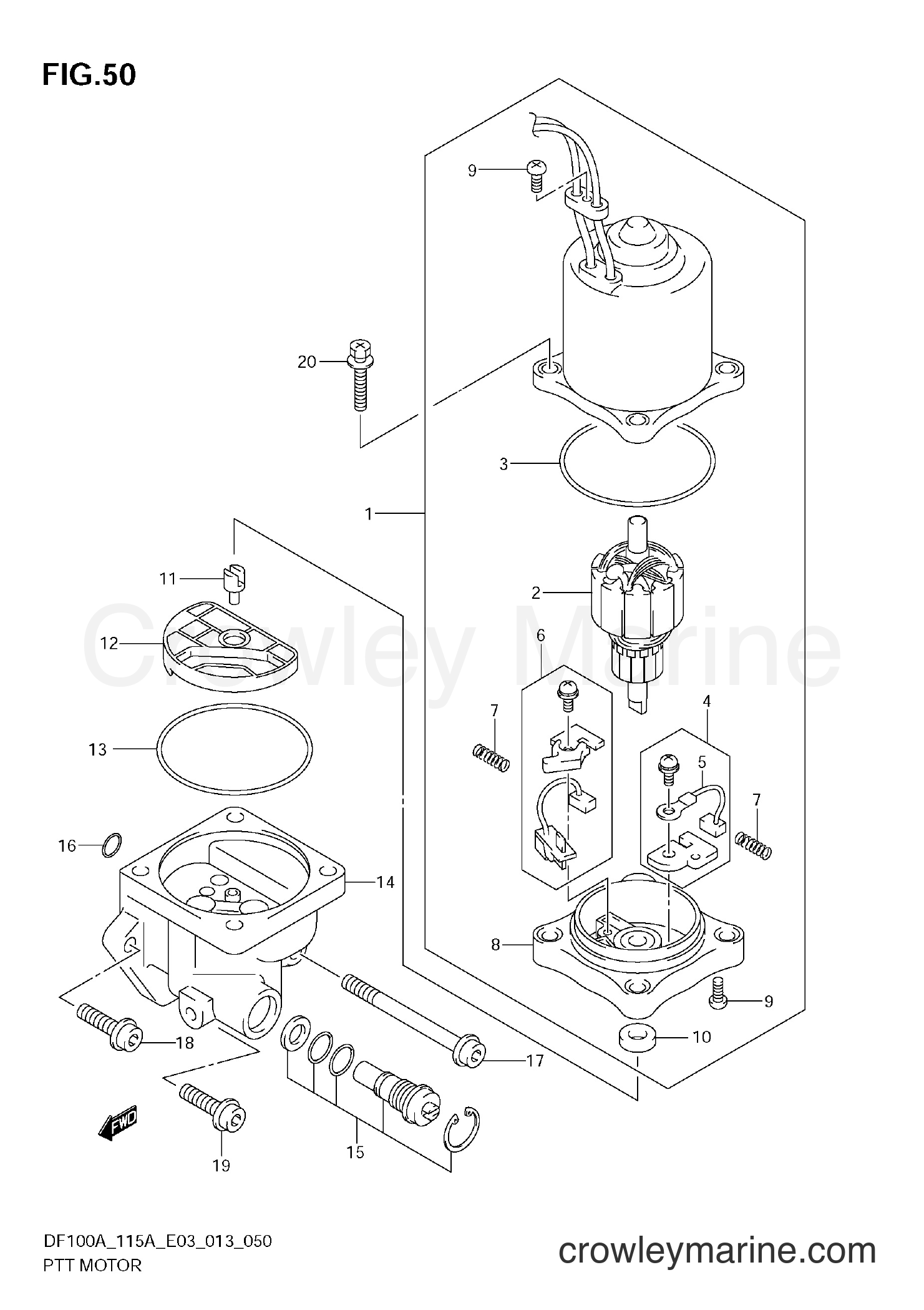 Suzuki Marine DF100A 310001~ - PTT MOTOR