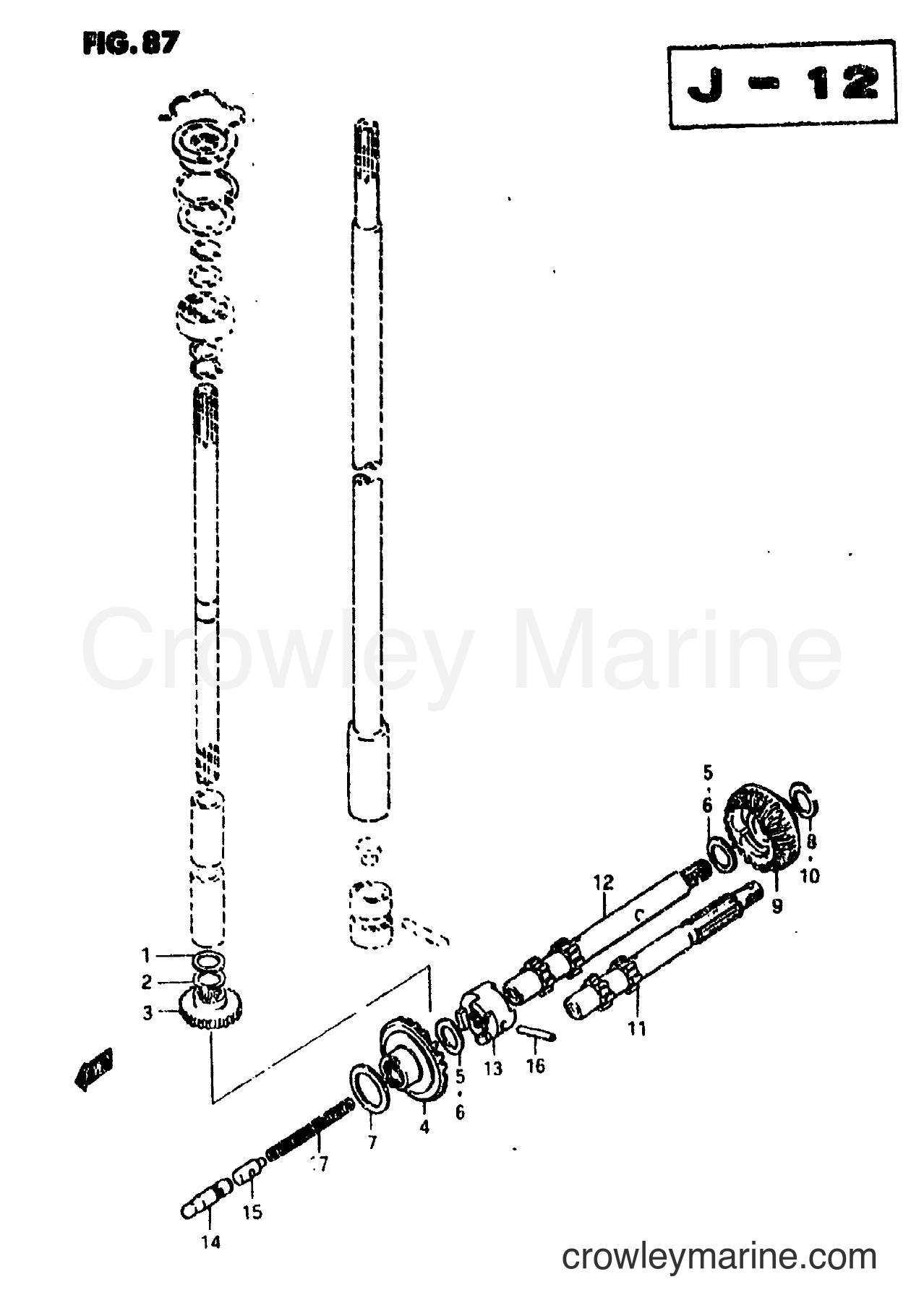 Suzuki Marine DT5 - TRANSMISSION
