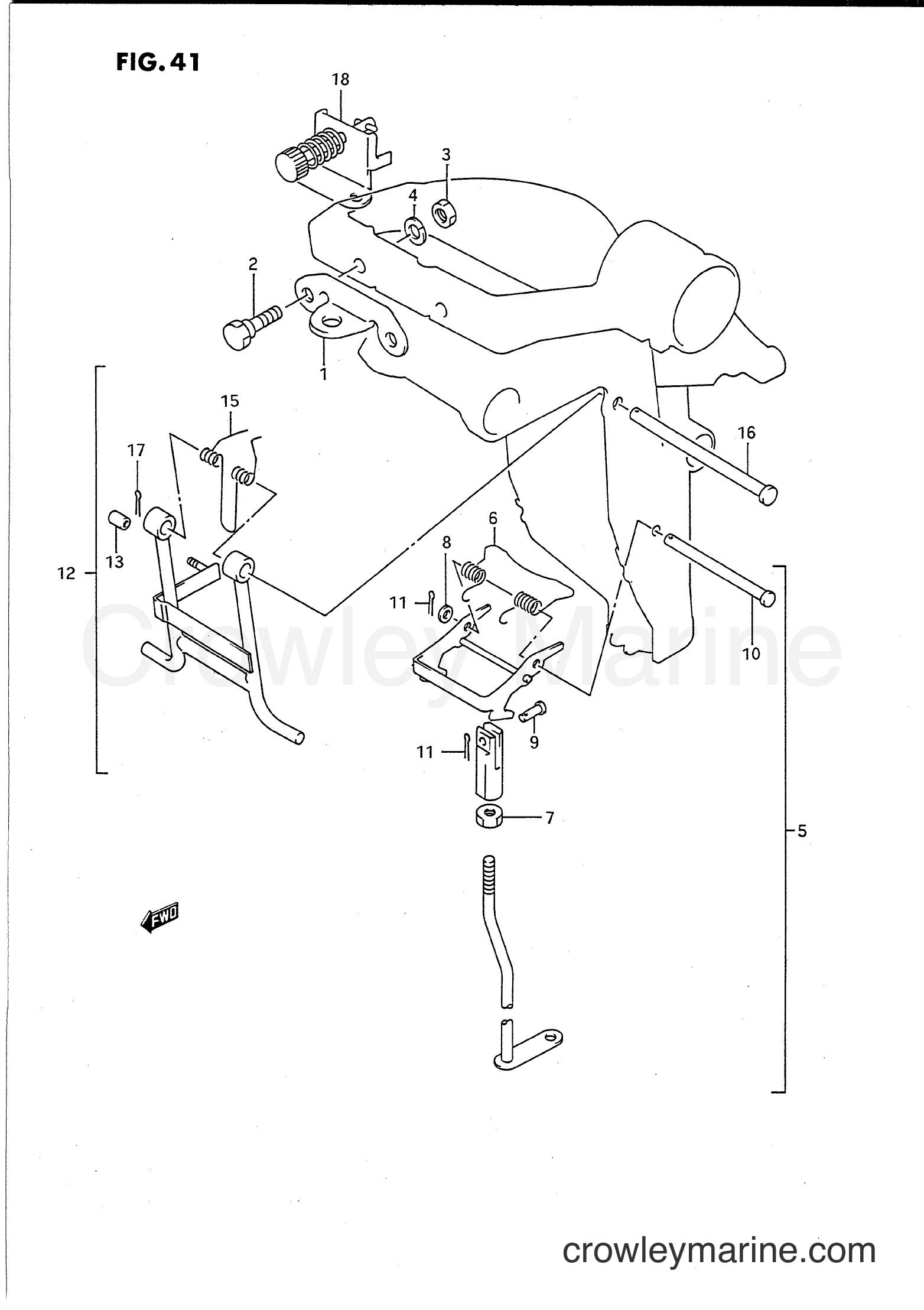 Suzuki Marine DT8C - OPT:REVERSE LOCK SET