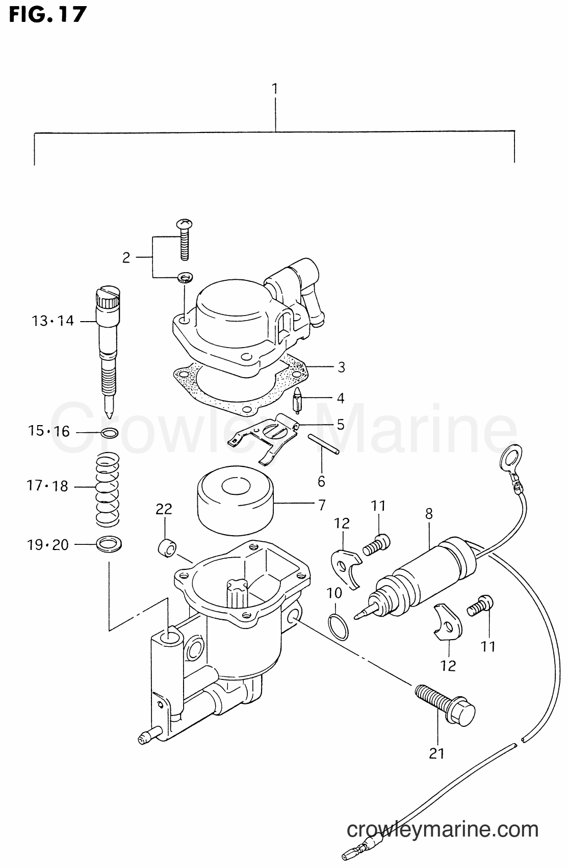 Suzuki Marine DT200 - VALVE STARTER