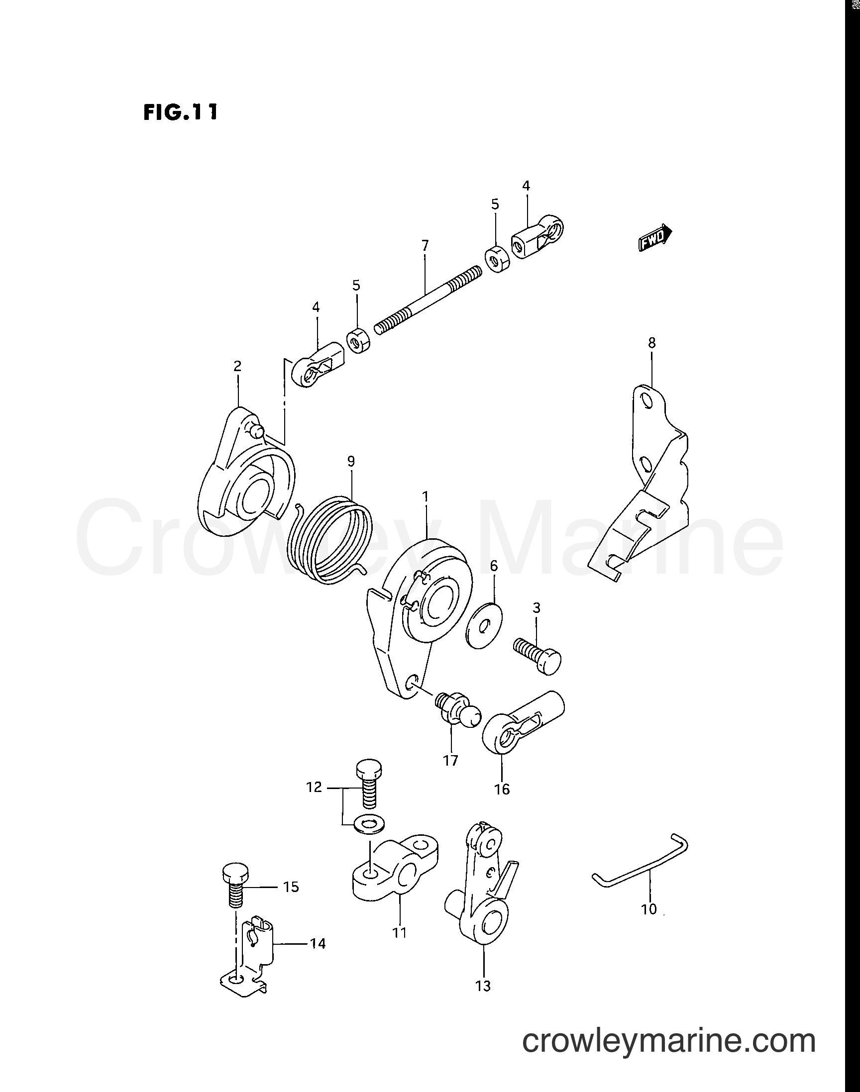 Suzuki Marine DT25C - Throttle Control
