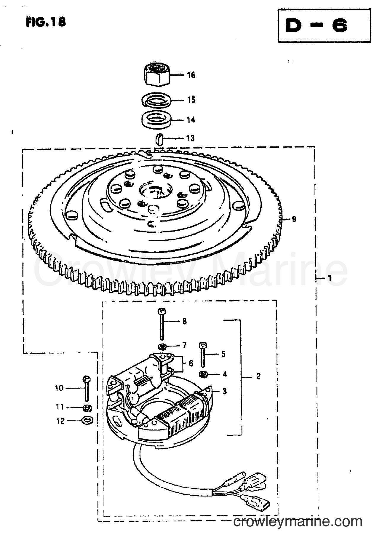 Suzuki Marine DT65 - MAGNETO (DT50MG)