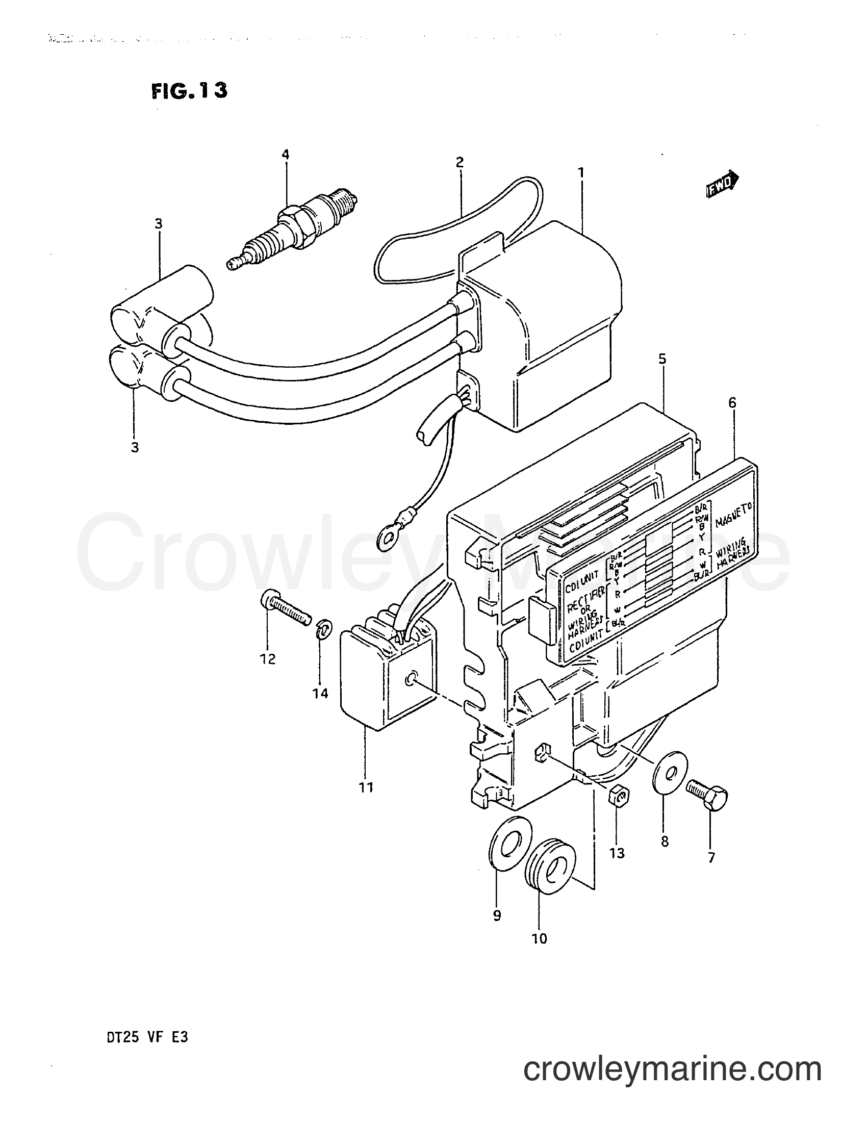 Suzuki Marine DT25 - IGNITION