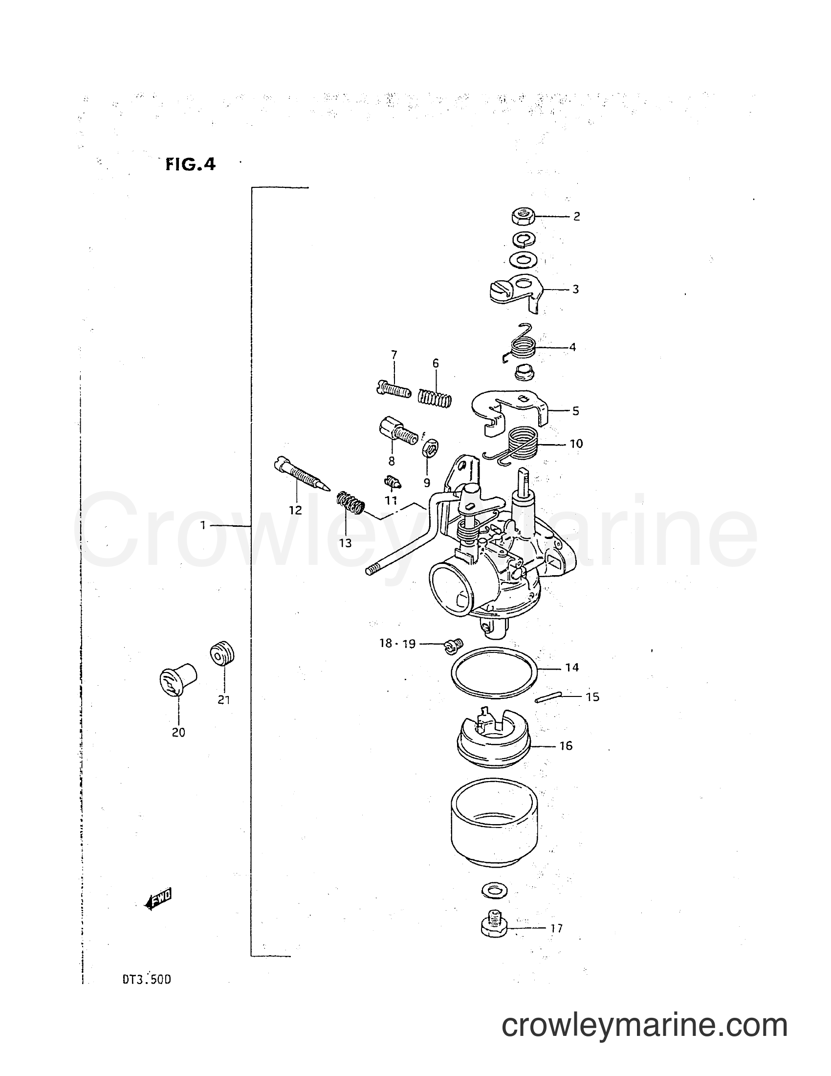 Suzuki Marine DT3.5 - CARBURETOR