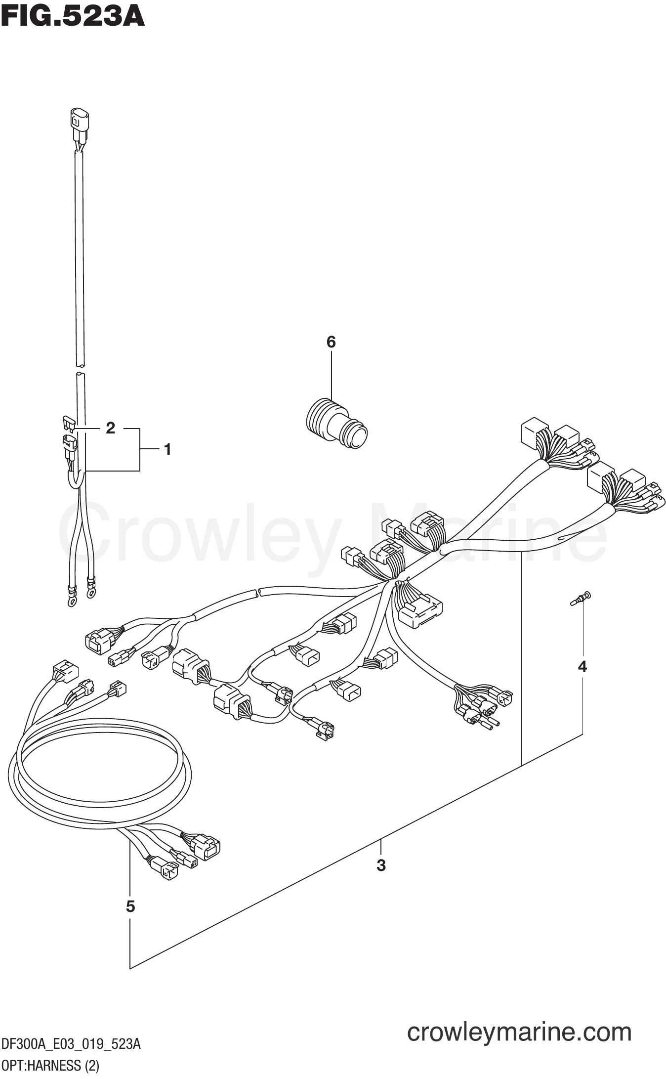Suzuki Marine DF250AP 910001~ - OPT:HARNESS (2)
