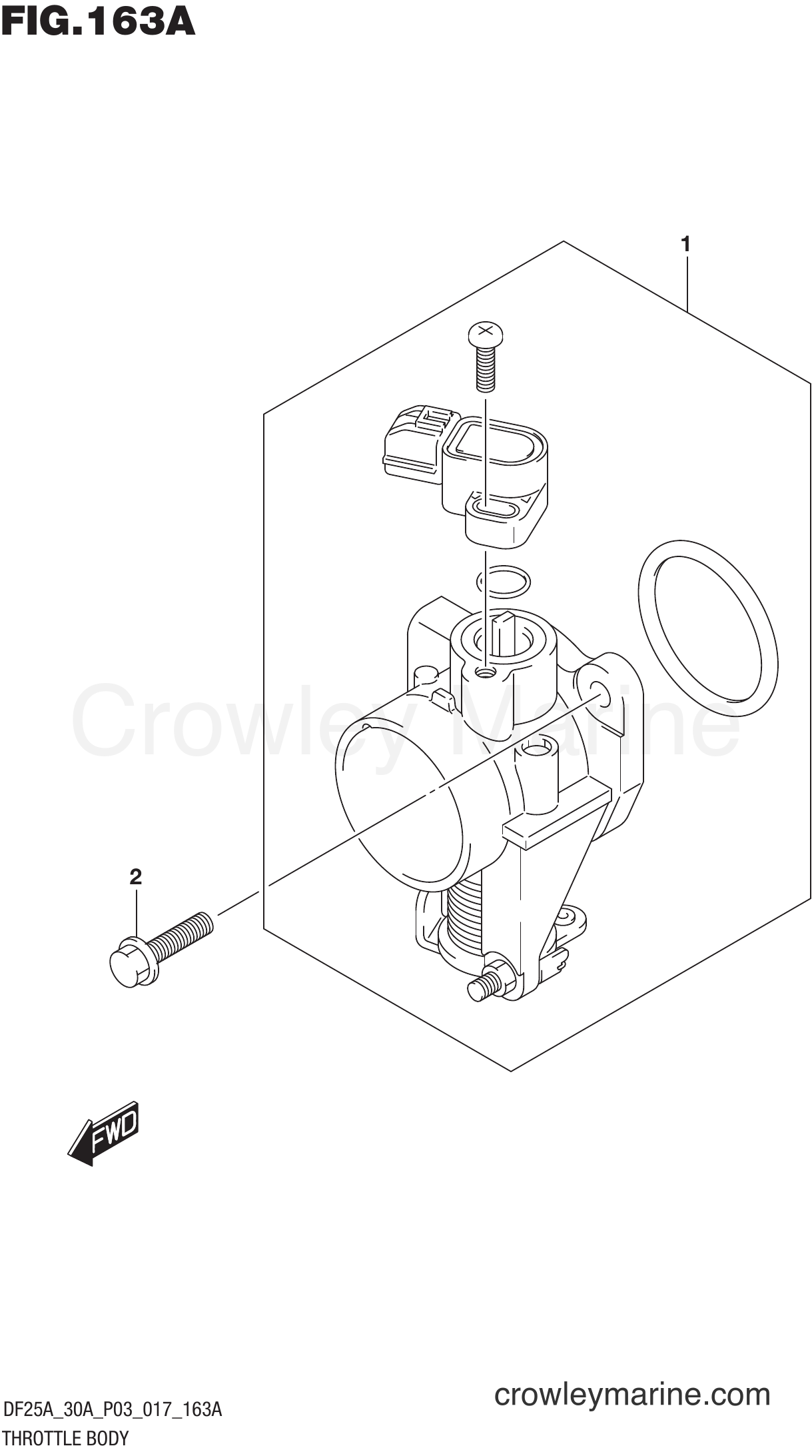 Suzuki Marine DF30A 710001~ - THROTTLE BODY