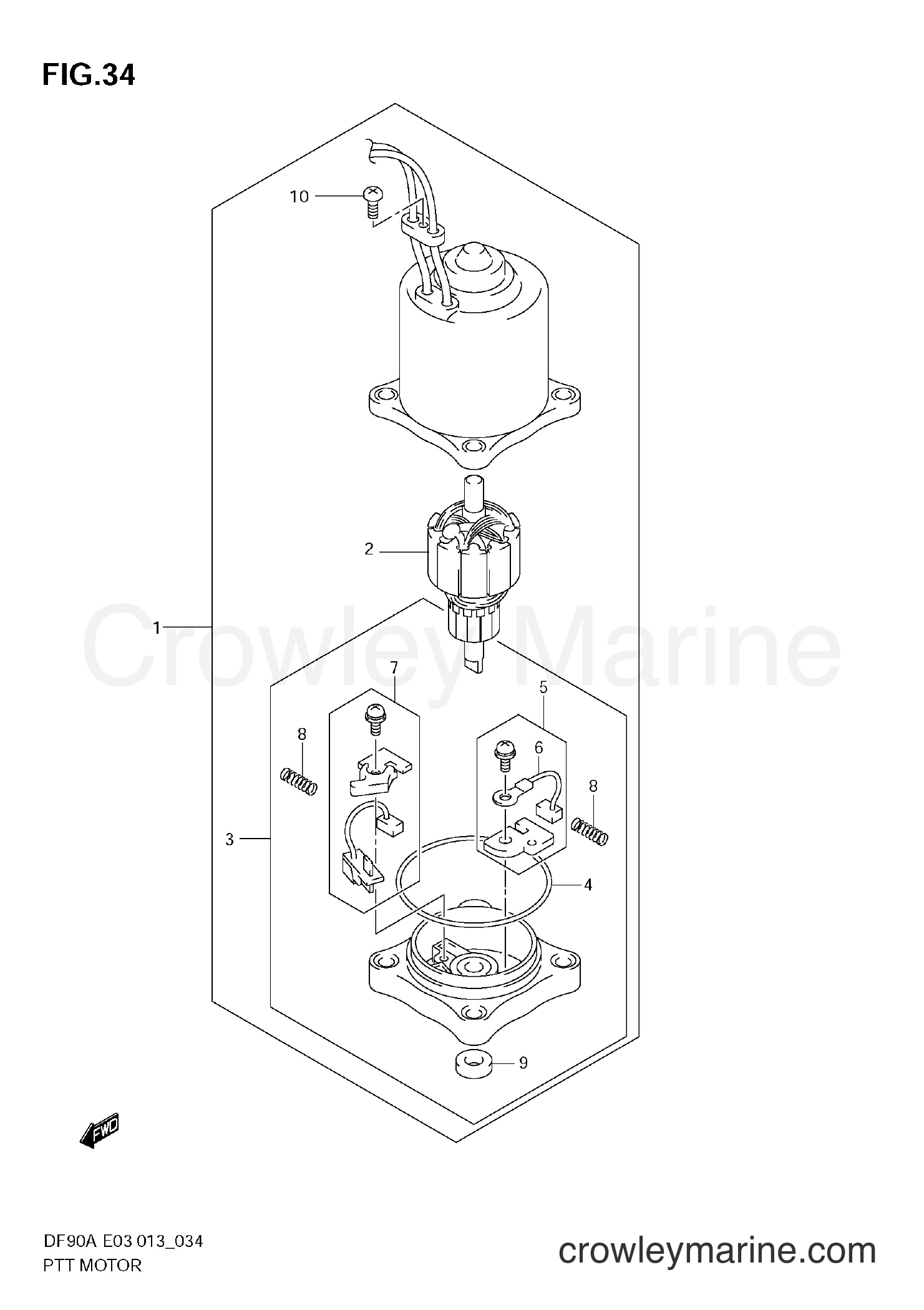 Suzuki Marine DF80A 08002F-310001~ - PTT MOTOR