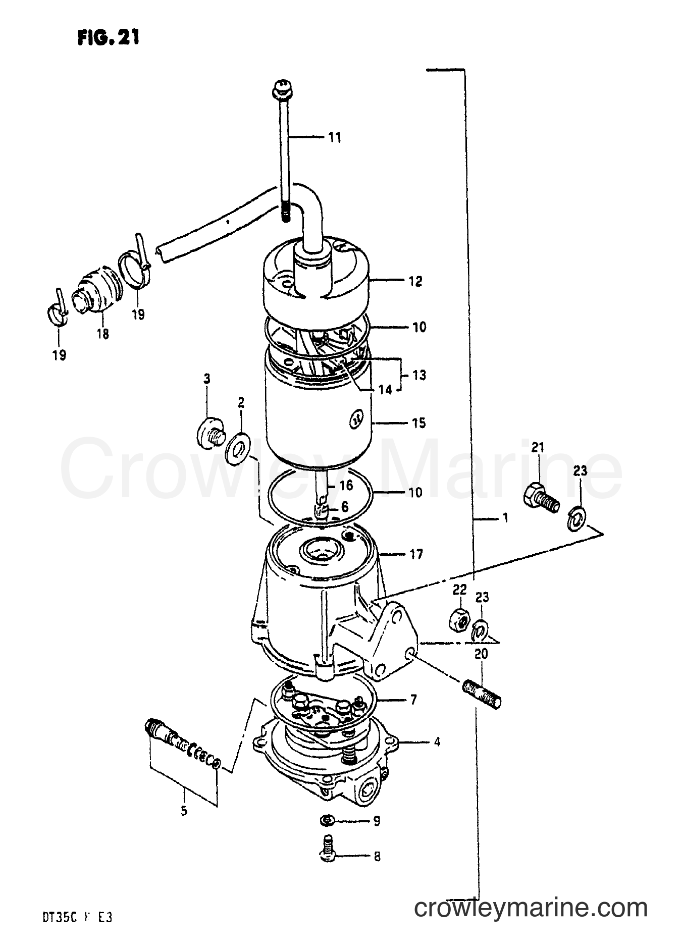 Suzuki Marine DT35 - POWER UNIT