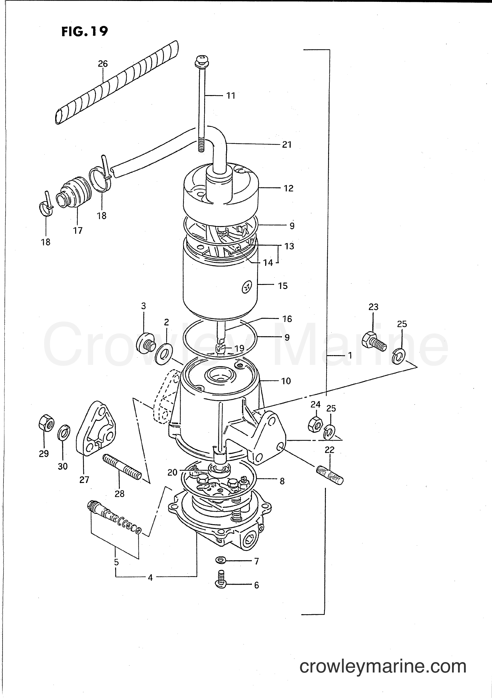 Suzuki Marine PU140 - POWER UNIT (MODEL:89)