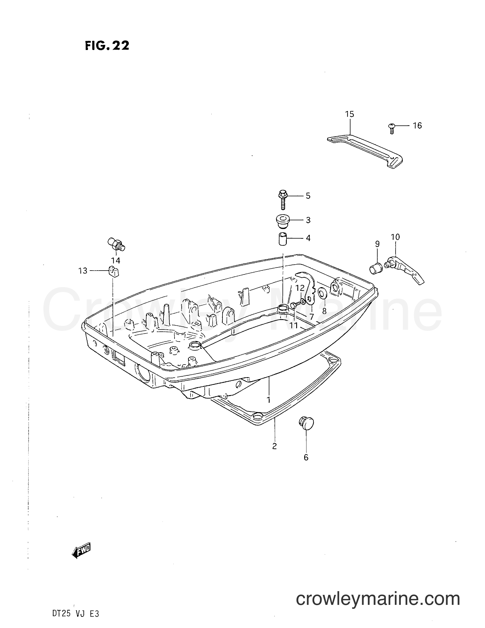 Suzuki Marine DT25 - UNDER COVER