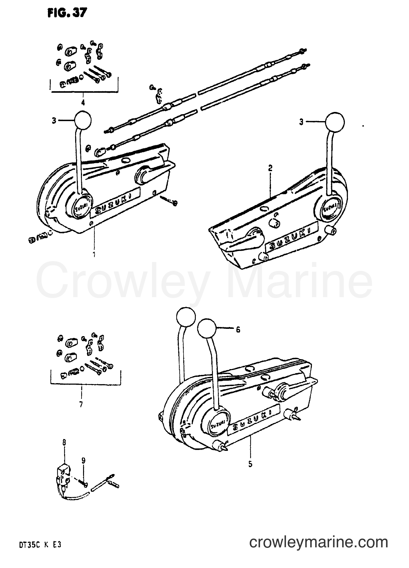 Suzuki Marine DT35 - REMOTE CONTROL