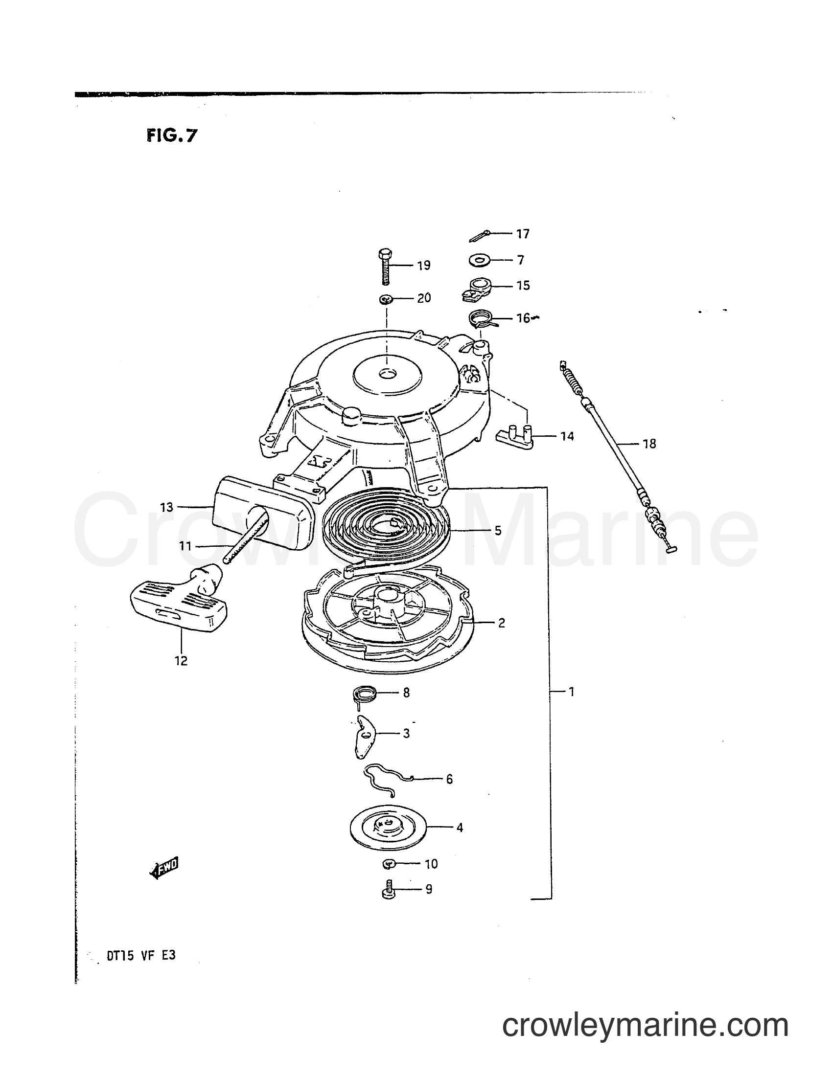 Suzuki Marine DT15 - STARTER
