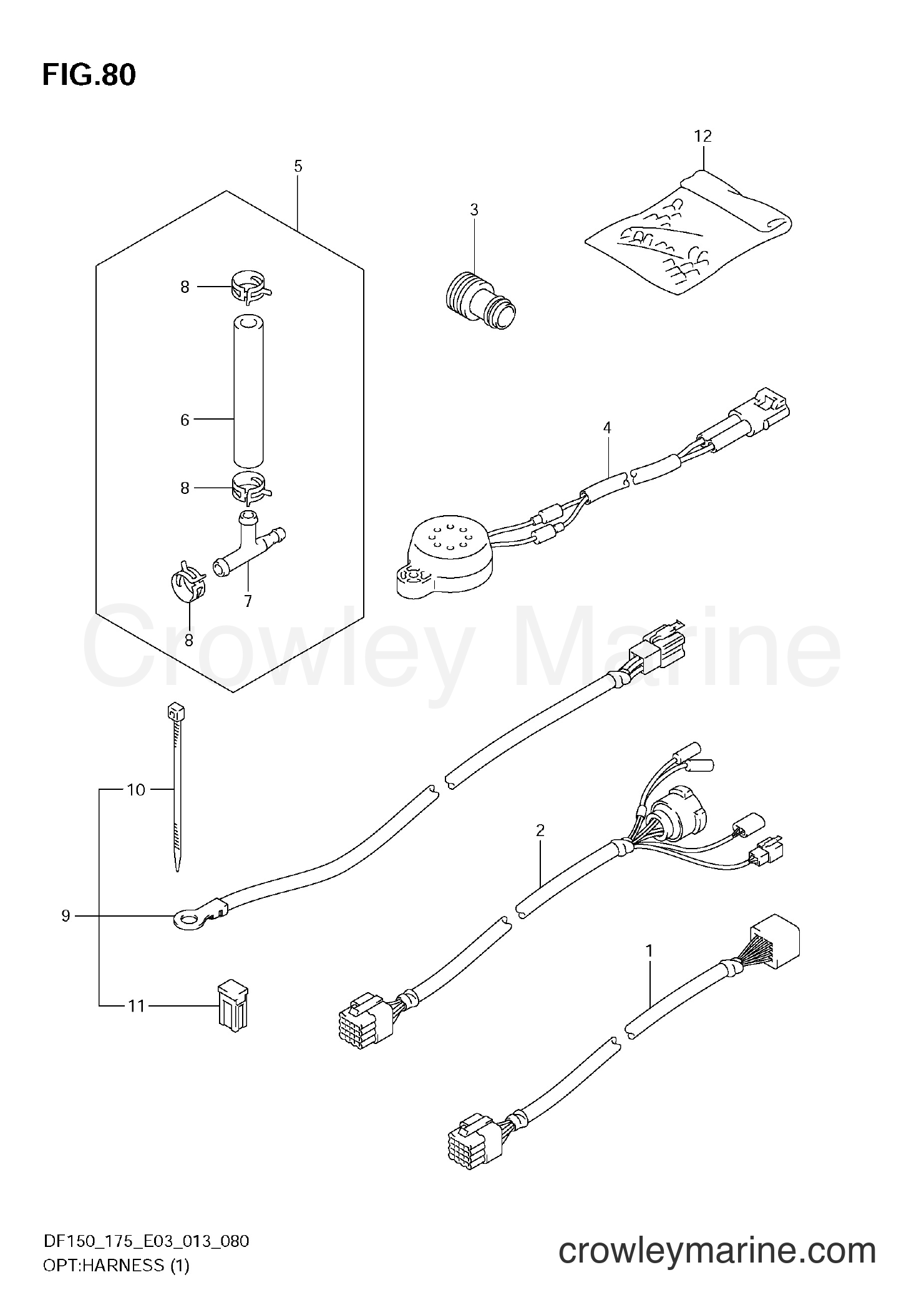 Suzuki Marine DF175 310001~ - OPT:HARNESS (1)