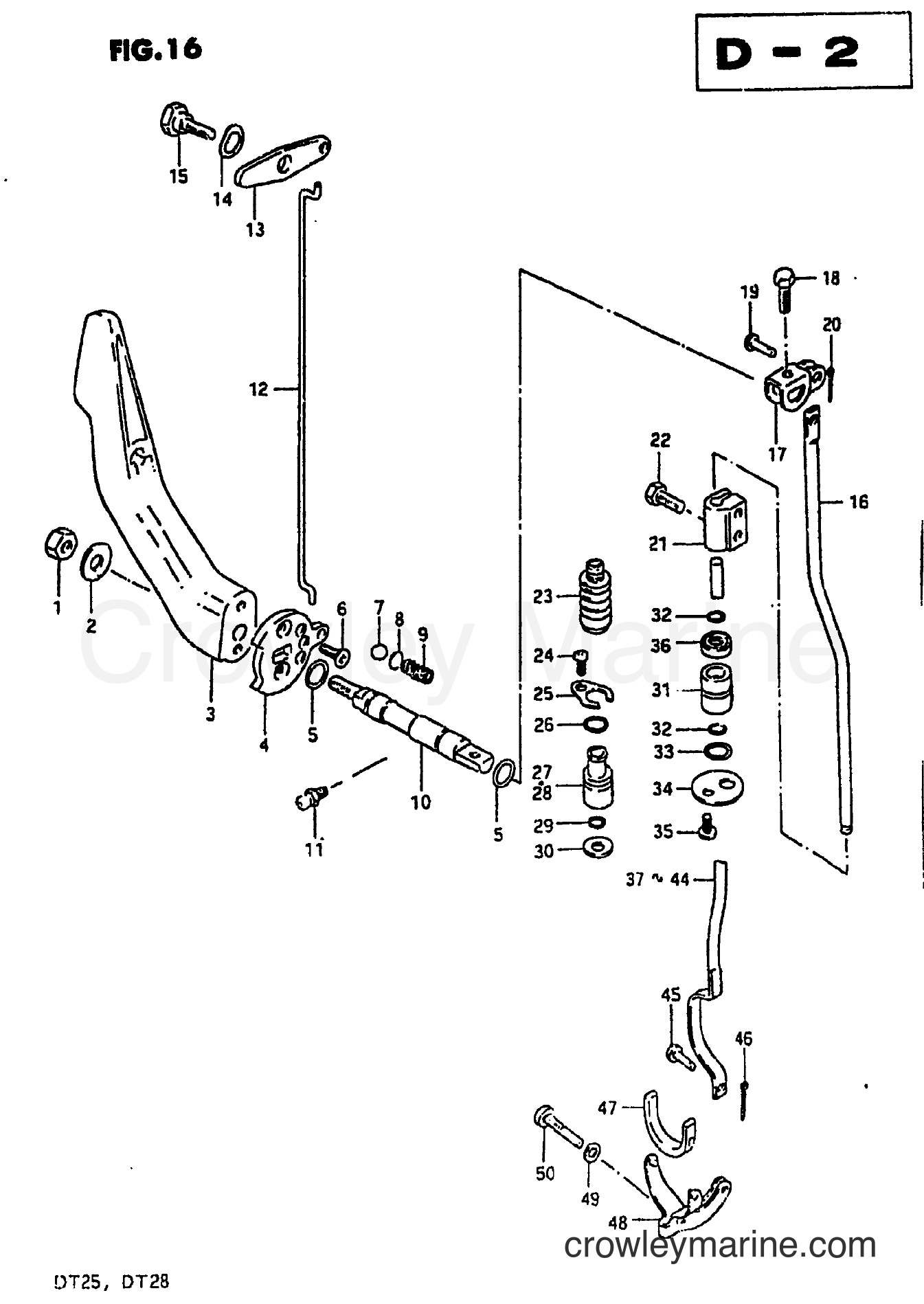Suzuki Marine DT25 - CLUTCH