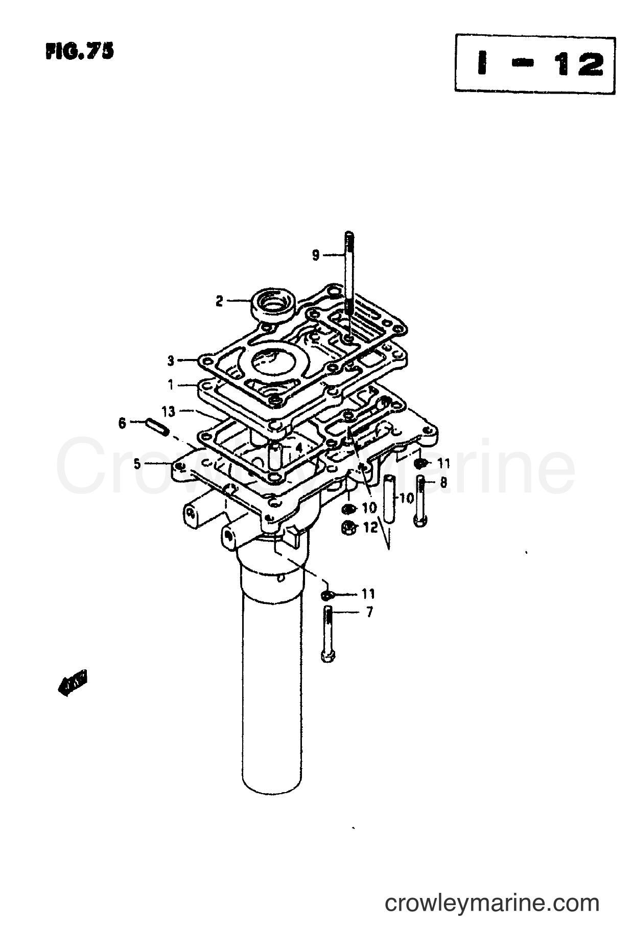Suzuki Marine DT4 - ENGINE HOLDER