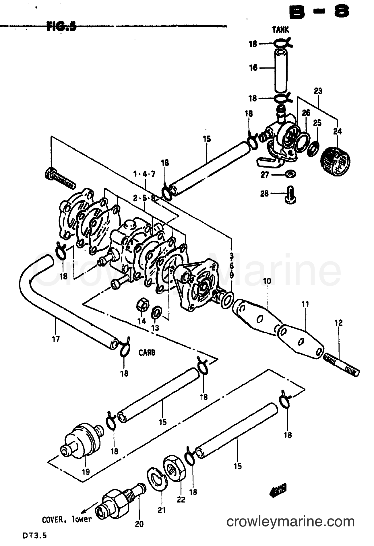 Suzuki Marine DT3.5 - FUEL PUMP