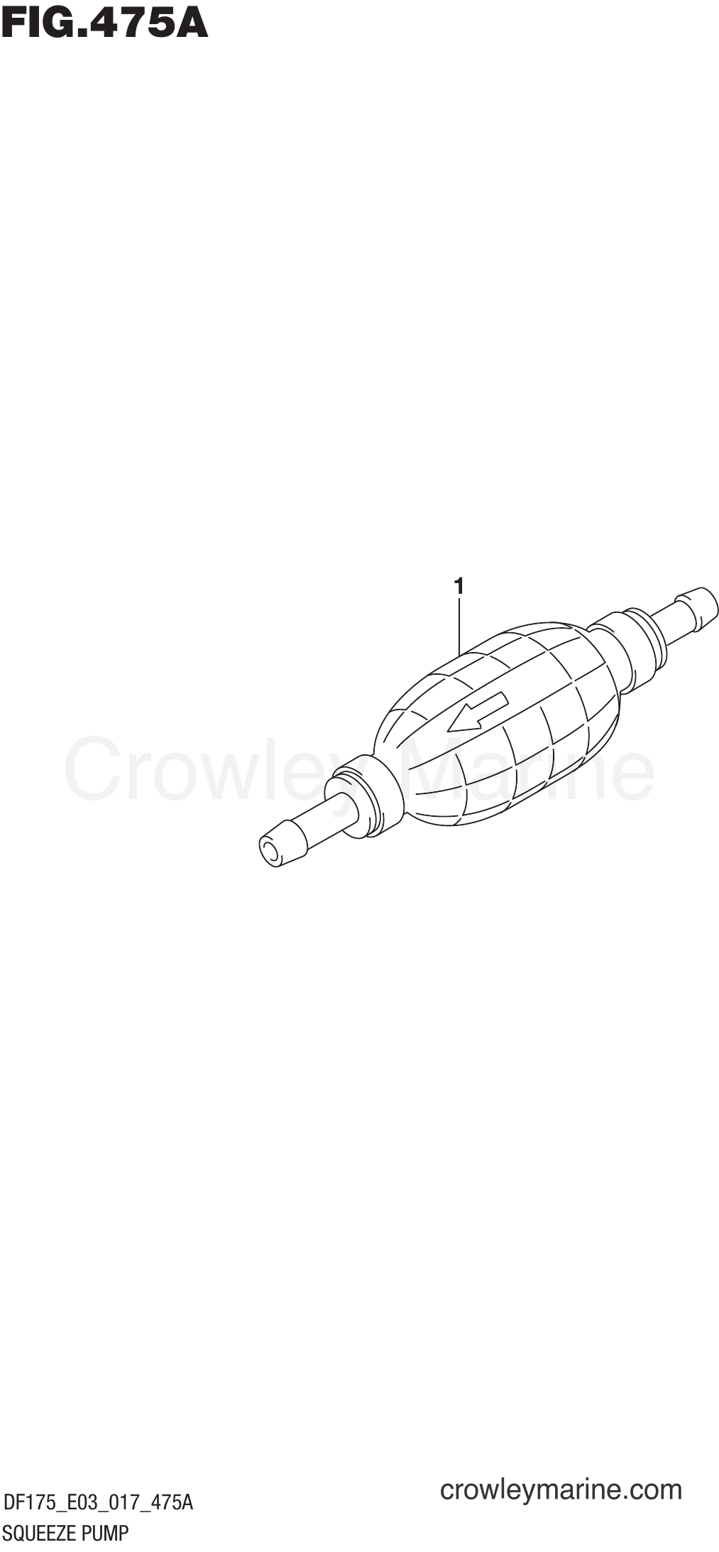 Suzuki Marine DF150ST 710001~ - SQUEEZE PUMP