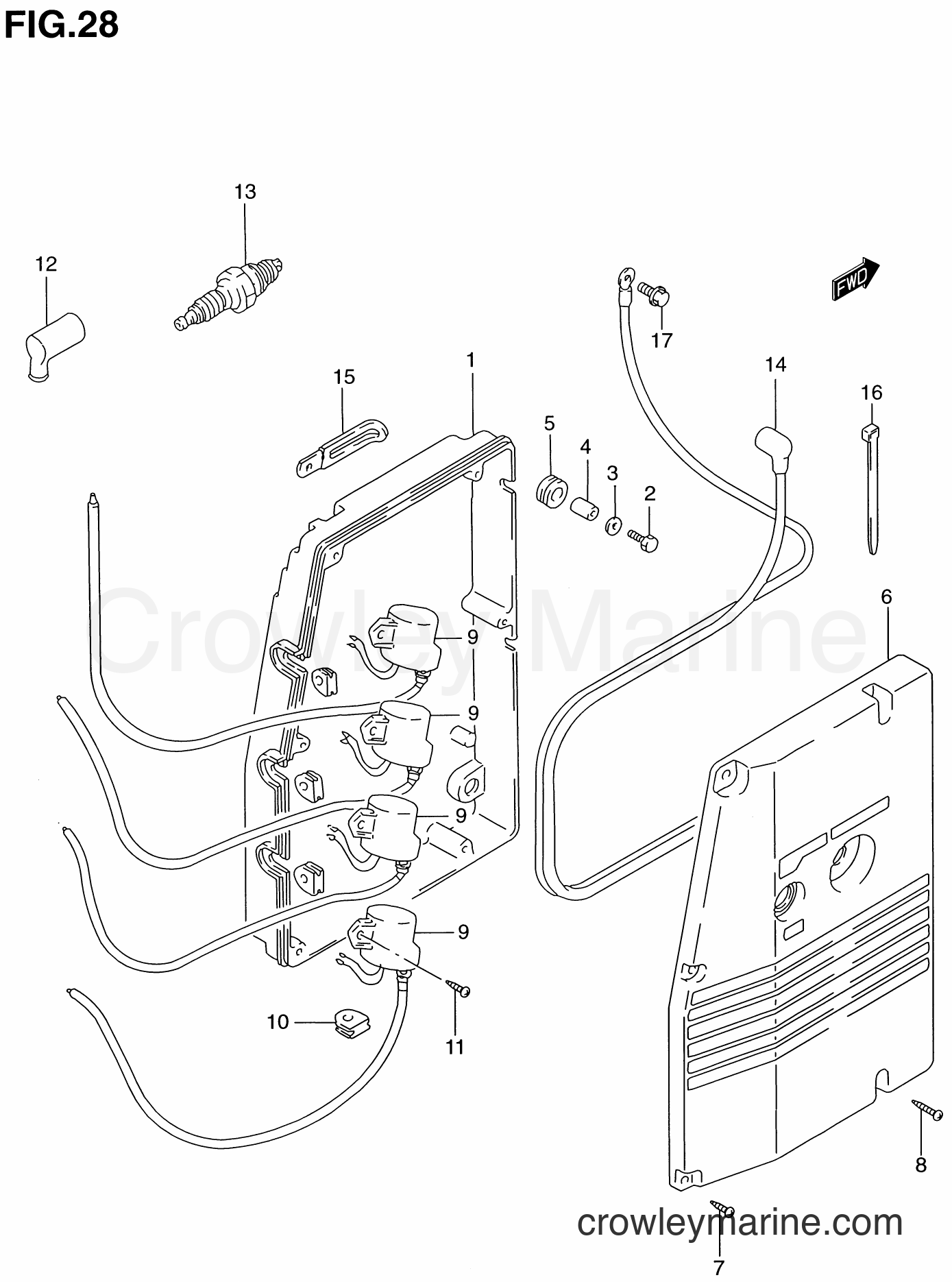 2001 Two-Stroke Outboard 115 - DT115 - IGNITION (DT115S/140EFI)