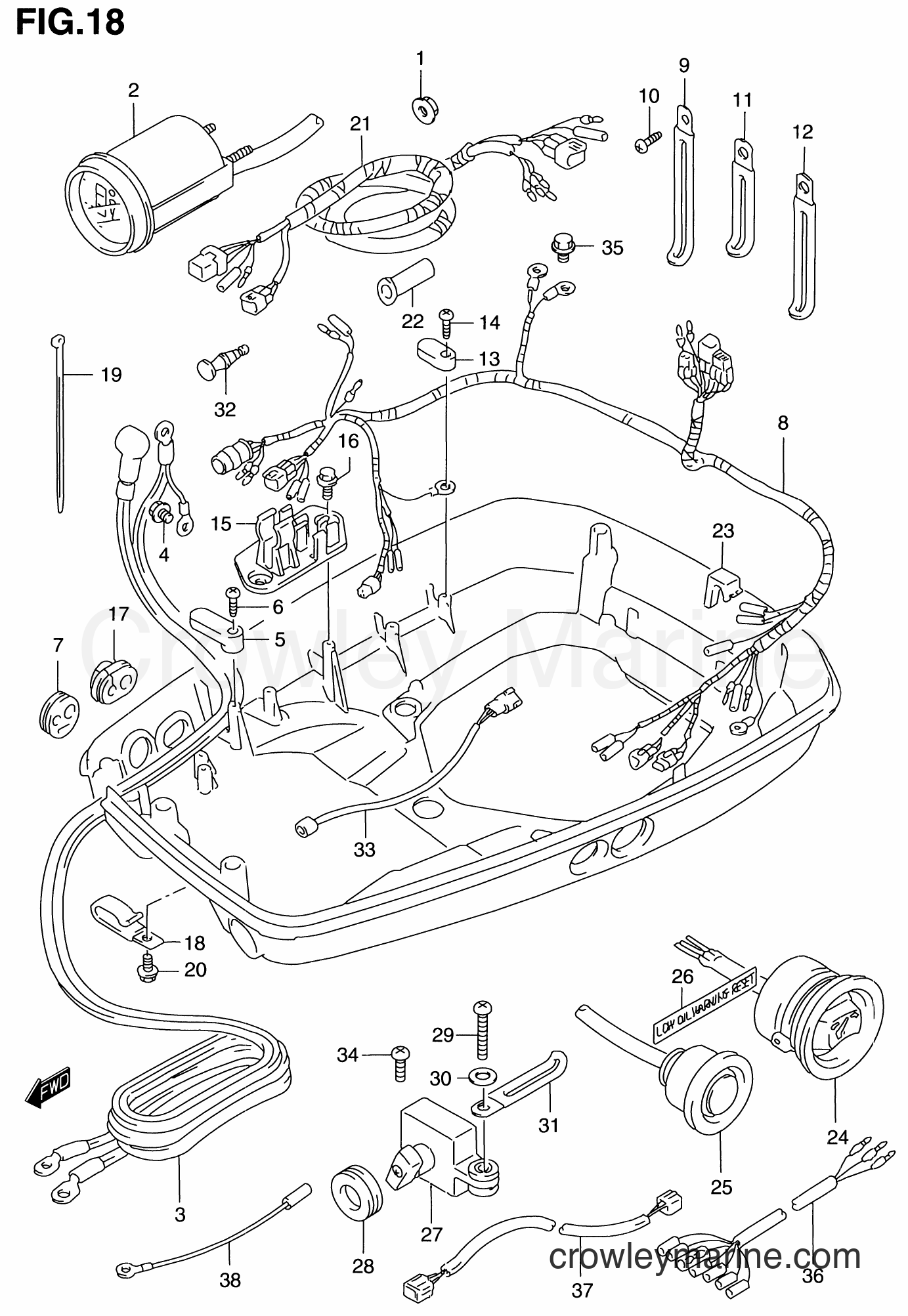 Suzuki Marine DT90 - HARNESS