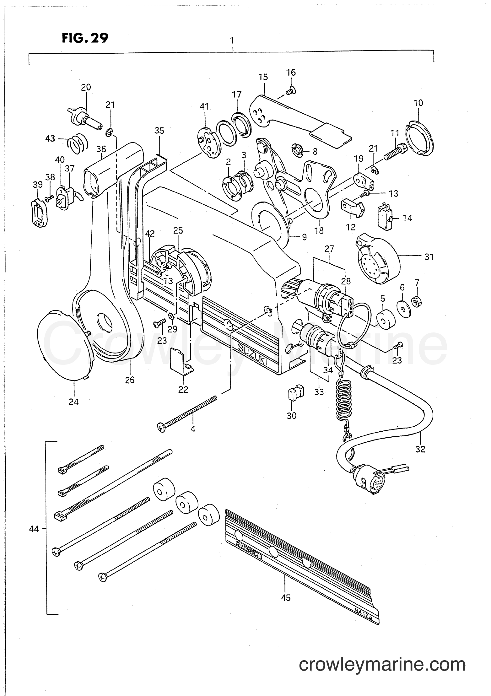 Suzuki Marine PU85 - REMOTE CONTROL