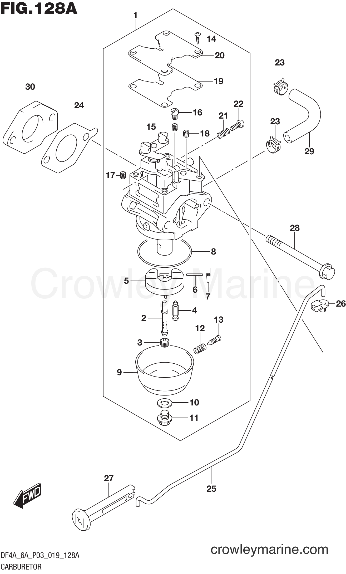 Suzuki Marine DF4A 9100011~ - CARBURETOR (DF4A)