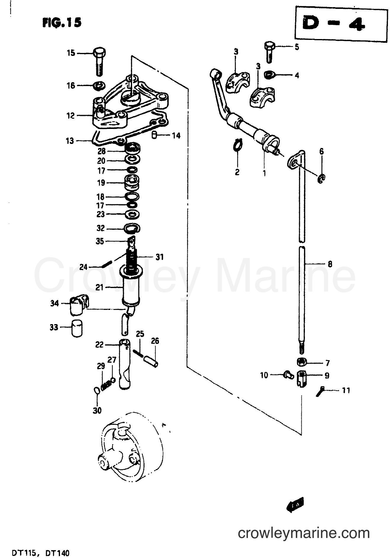 Suzuki Marine DT115 - CLUTCH (MODEL VZ)