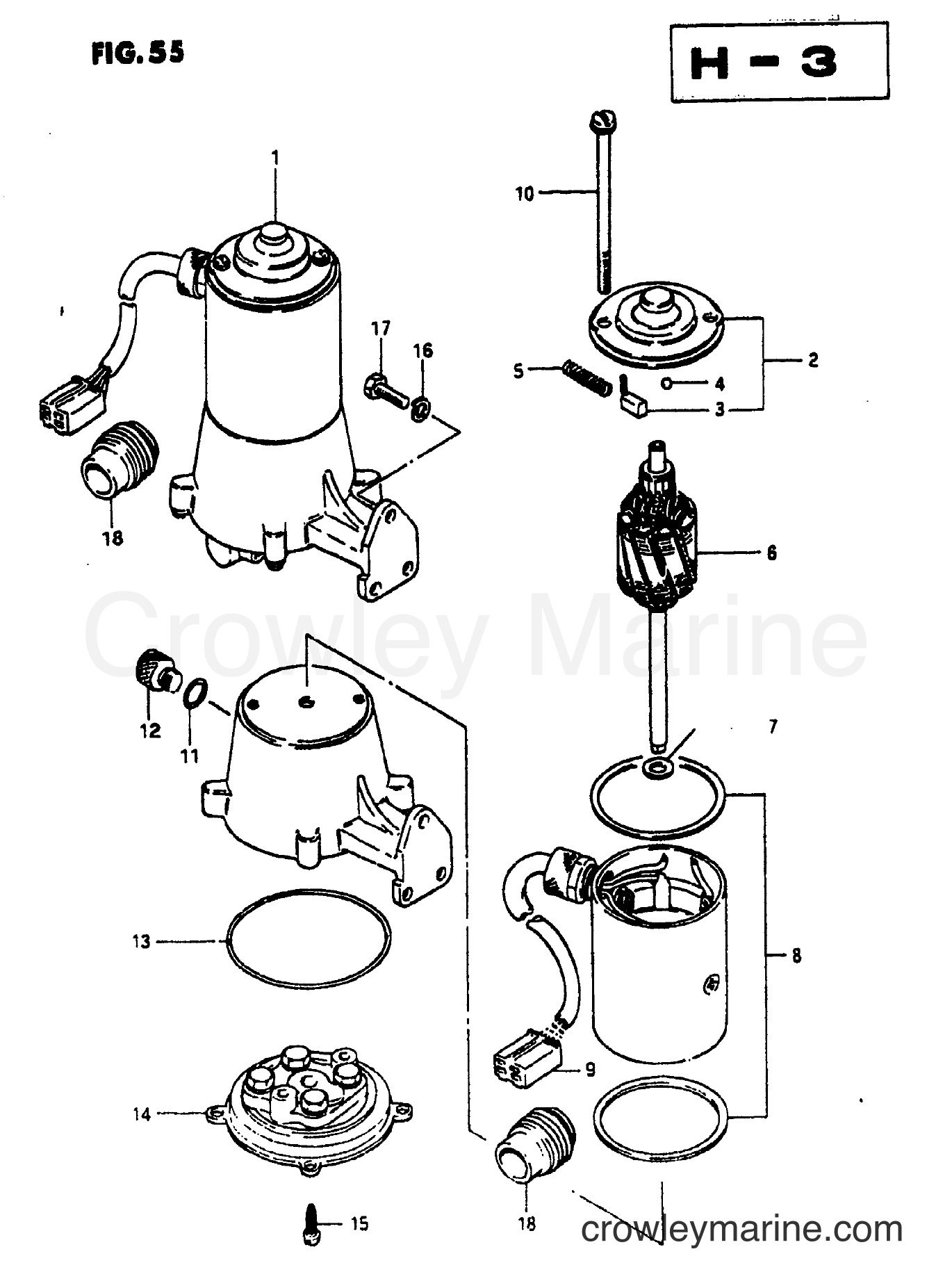Suzuki Marine DT50T - POWER UNIT