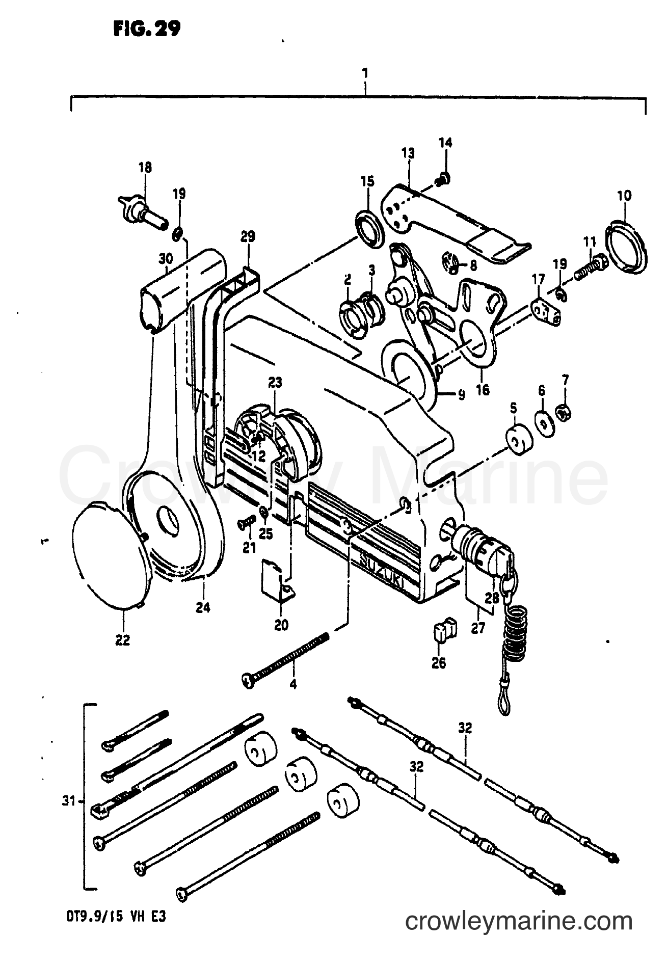 Suzuki Marine DT9.9 - REMOTE CONTROL (1)