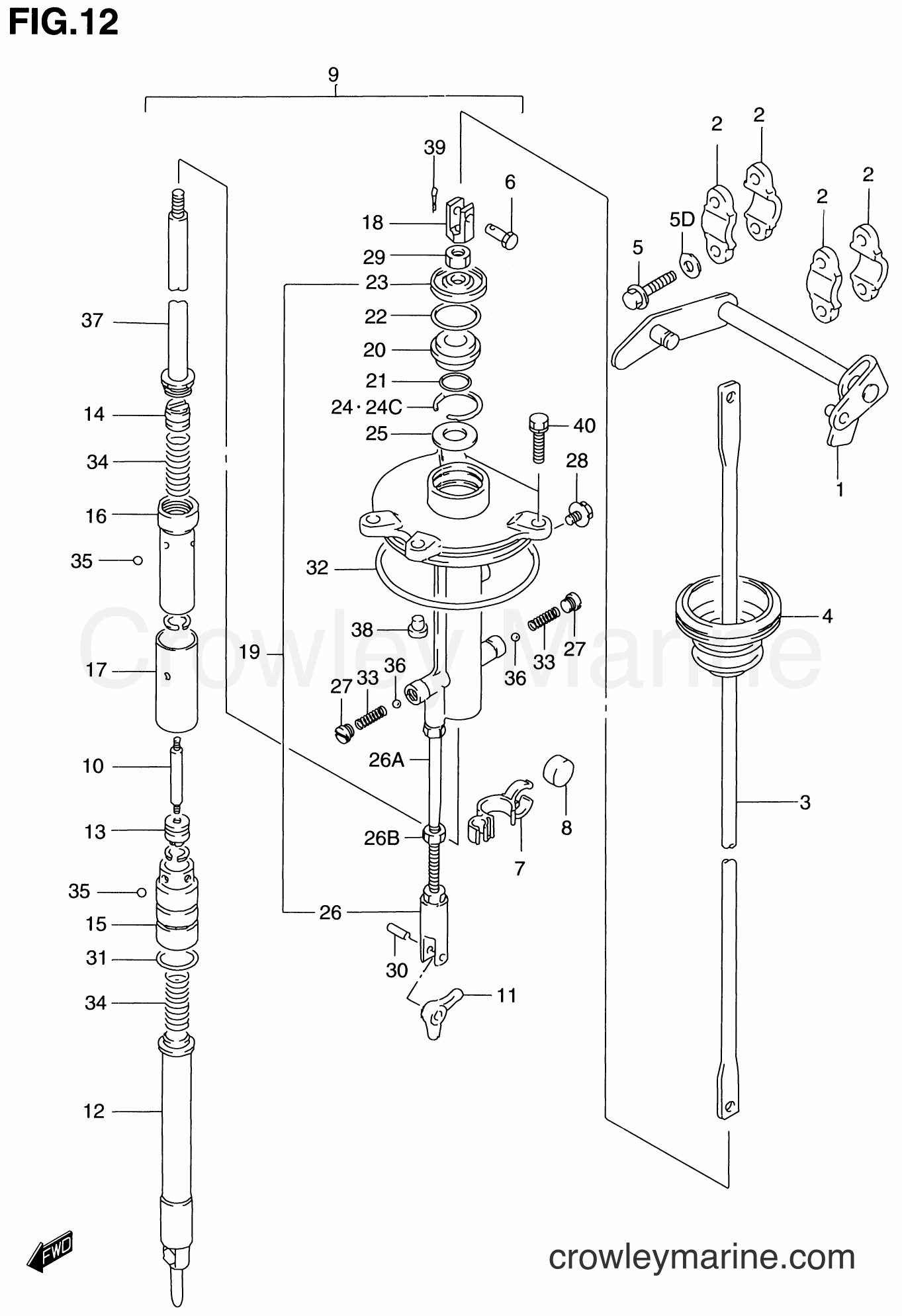Suzuki Marine DT100 - CLUTCH