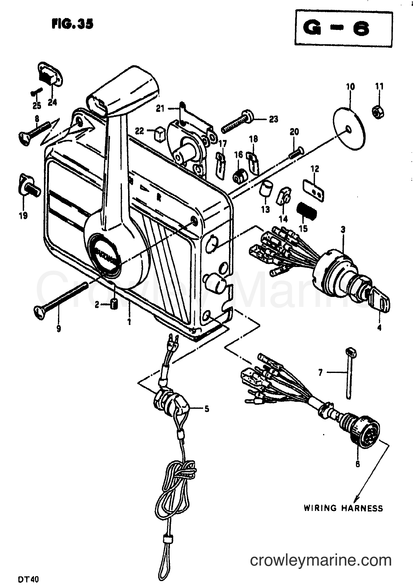 Suzuki Marine DT40 - REMOTE CONTROL (3)