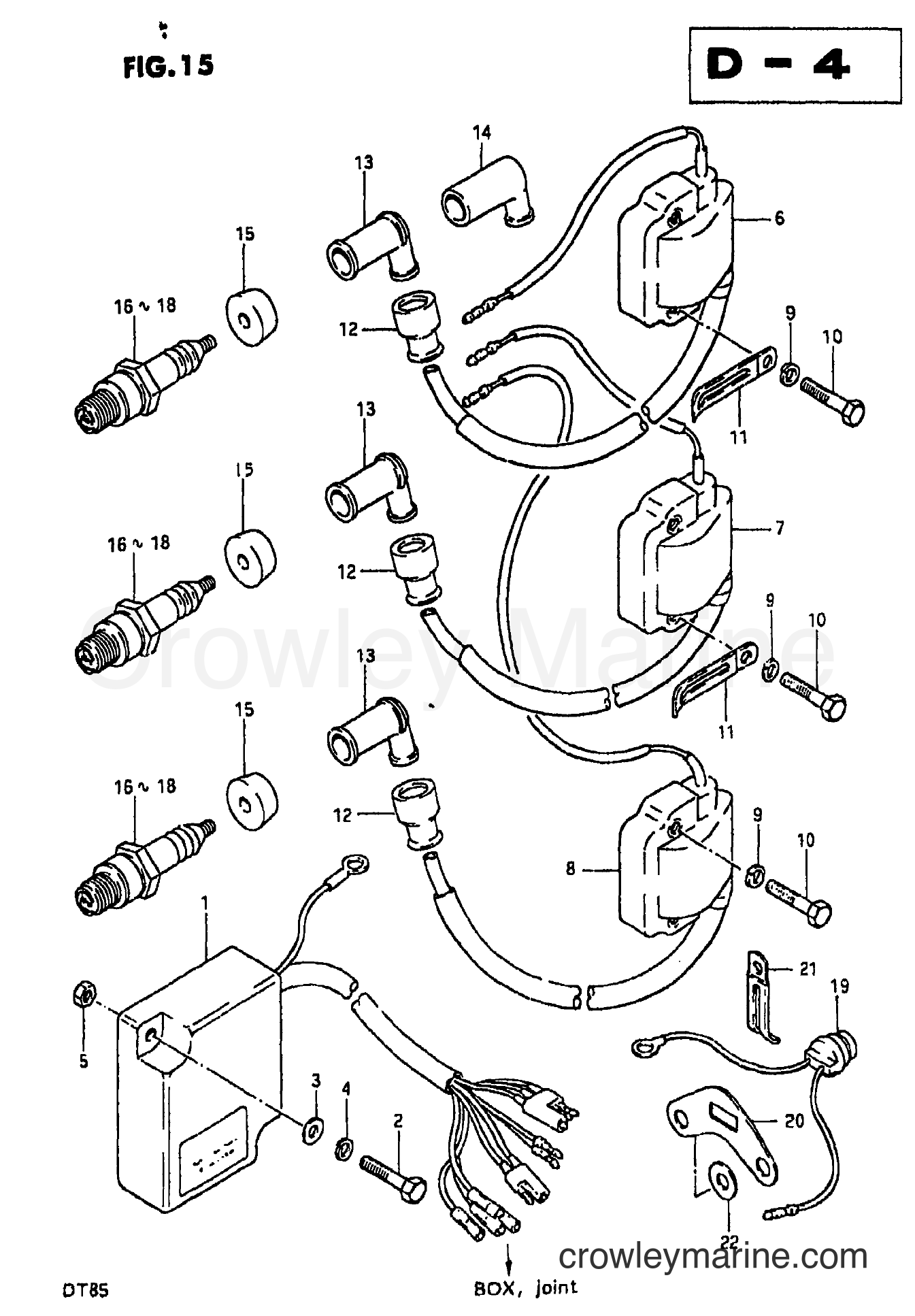 Suzuki Marine DT85 - IGNITION